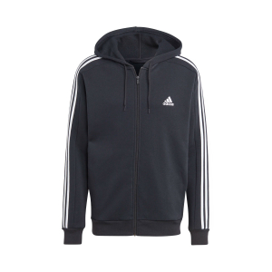 ADIDAS - 3 STRIPES FLEECE FULL ZIP HOODIE