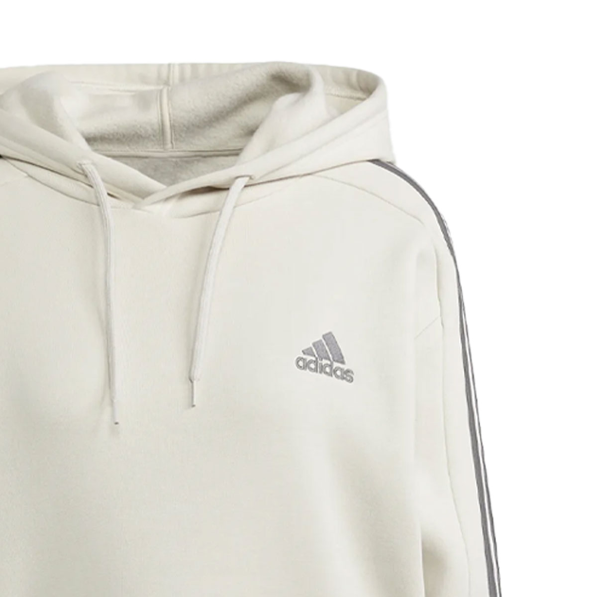 ADIDAS - 3 STRIPES FLEECE HOODIE