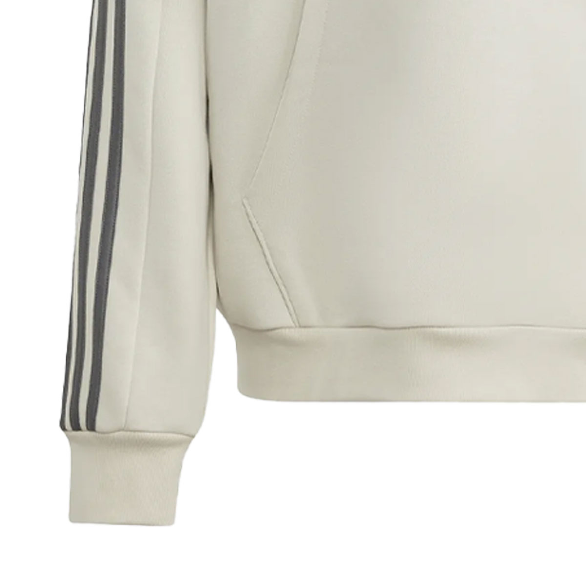 ADIDAS - 3 STRIPES FLEECE HOODIE