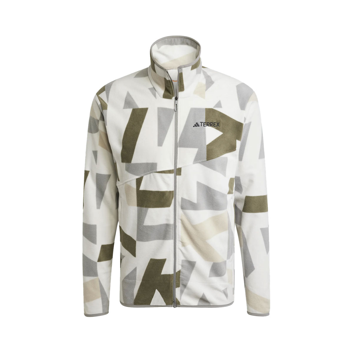 ADIDAS - TERREX MULTI PRINTED FULL-ZIP FLEECE JACKET