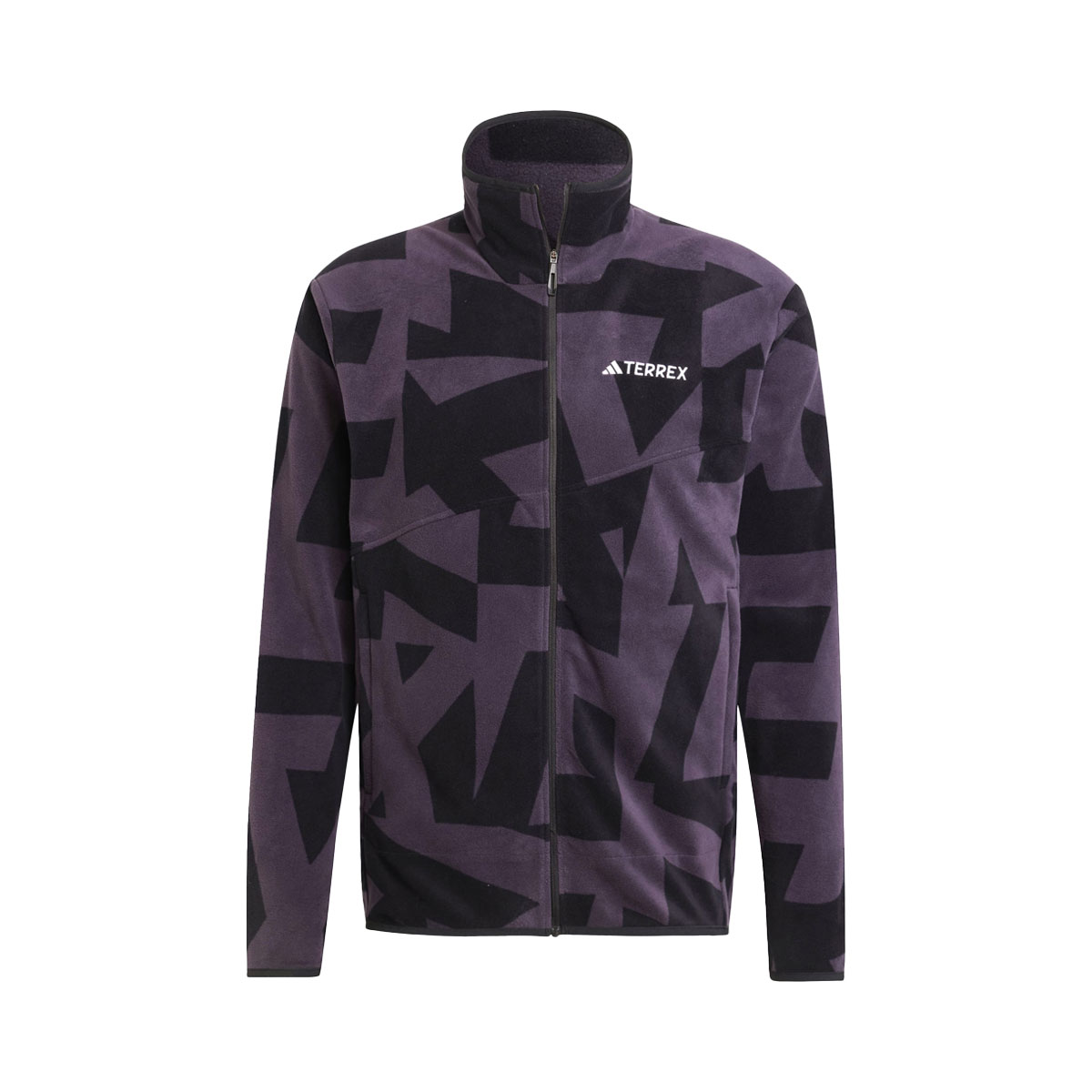 ADIDAS - TERREX MULTI PRINTED FULL-ZIP FLEECE JACKET