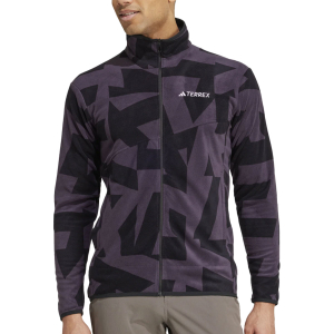 ADIDAS - TERREX MULTI PRINTED FULL-ZIP FLEECE JACKET