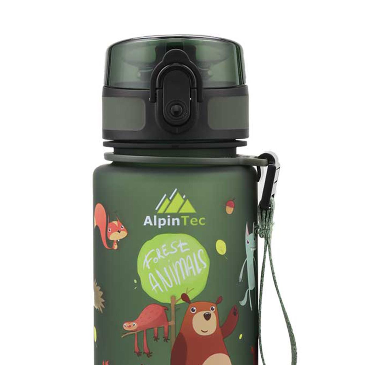 ALPINPRO - DARK GREEN FOREST ANIMALS 350 ML KIDS