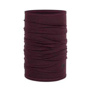 BUFF - MERINO LIGHTWEIGHT NECKWARMER SOLID GARNET