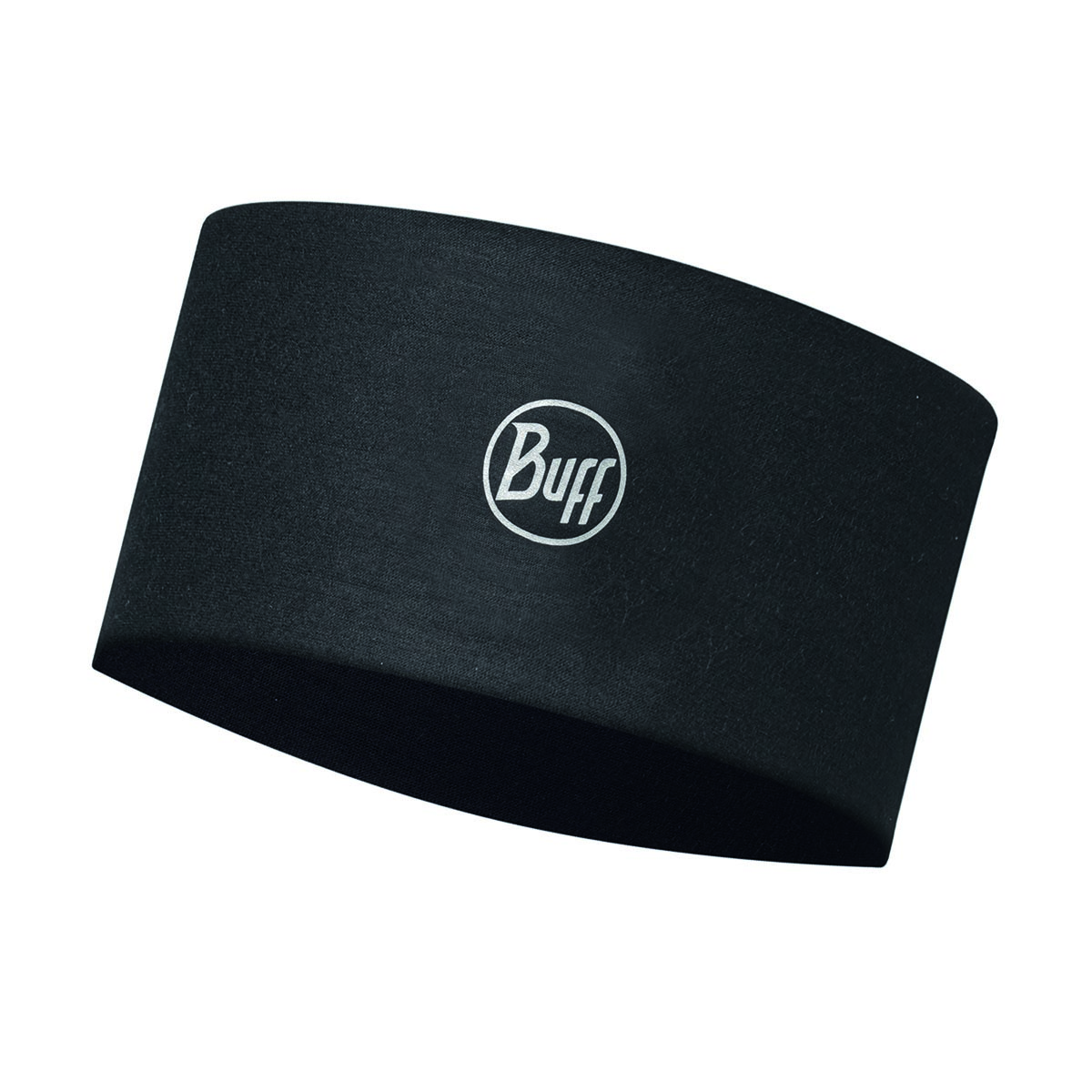 BUFF - COOLNET UV WIDE HEADBAND SOLID BLACK