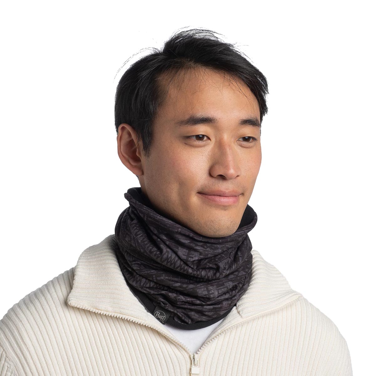 BUFF - REVERSIBLE POLAR NECKWARMER URID BLACK