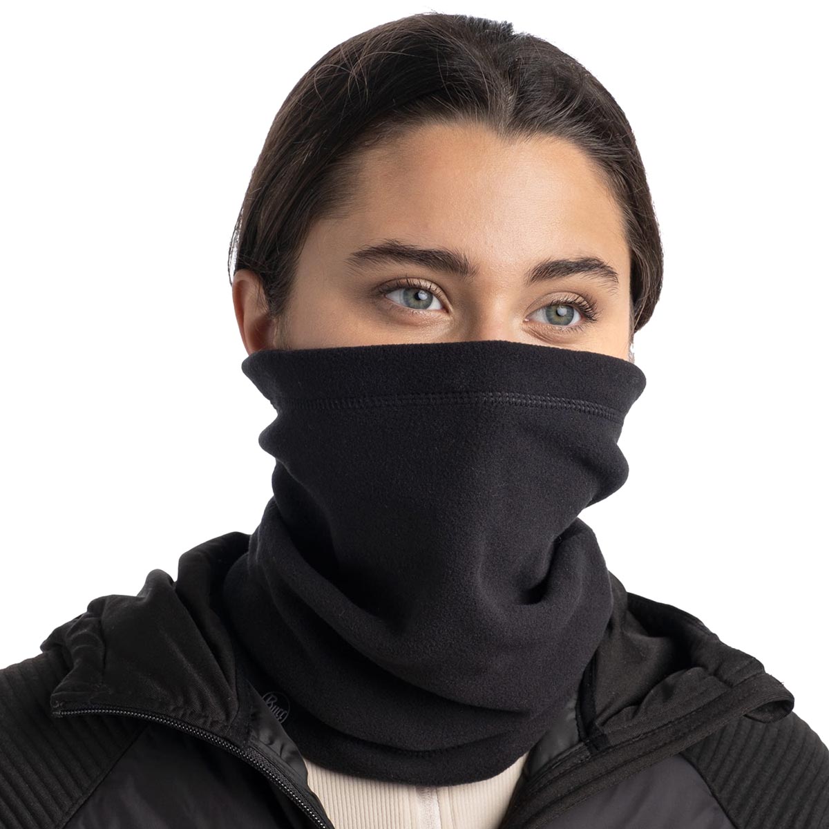 BUFF - POLAR NECKWARMER SOLID BLACK