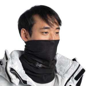 BUFF - POLAR NECKWARMER SOLID BLACK