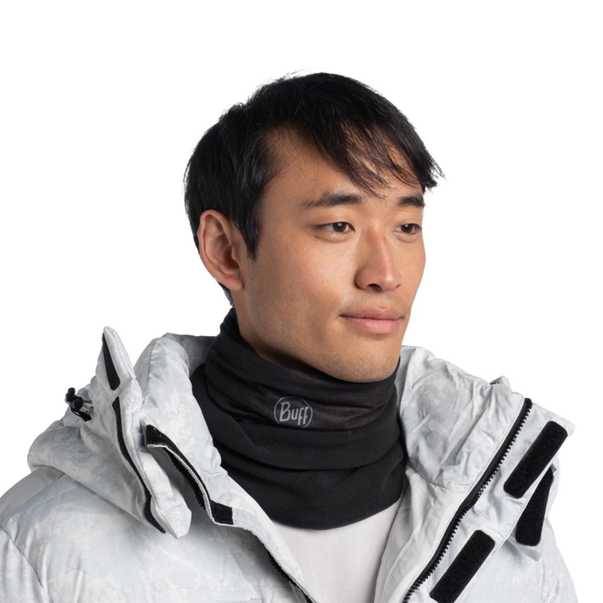 BUFF - POLAR NECKWARMER SOLID BLACK