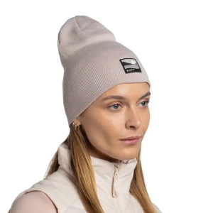 BUFF - KNITTED BEANIE LILON LONG BIRCH GRAY