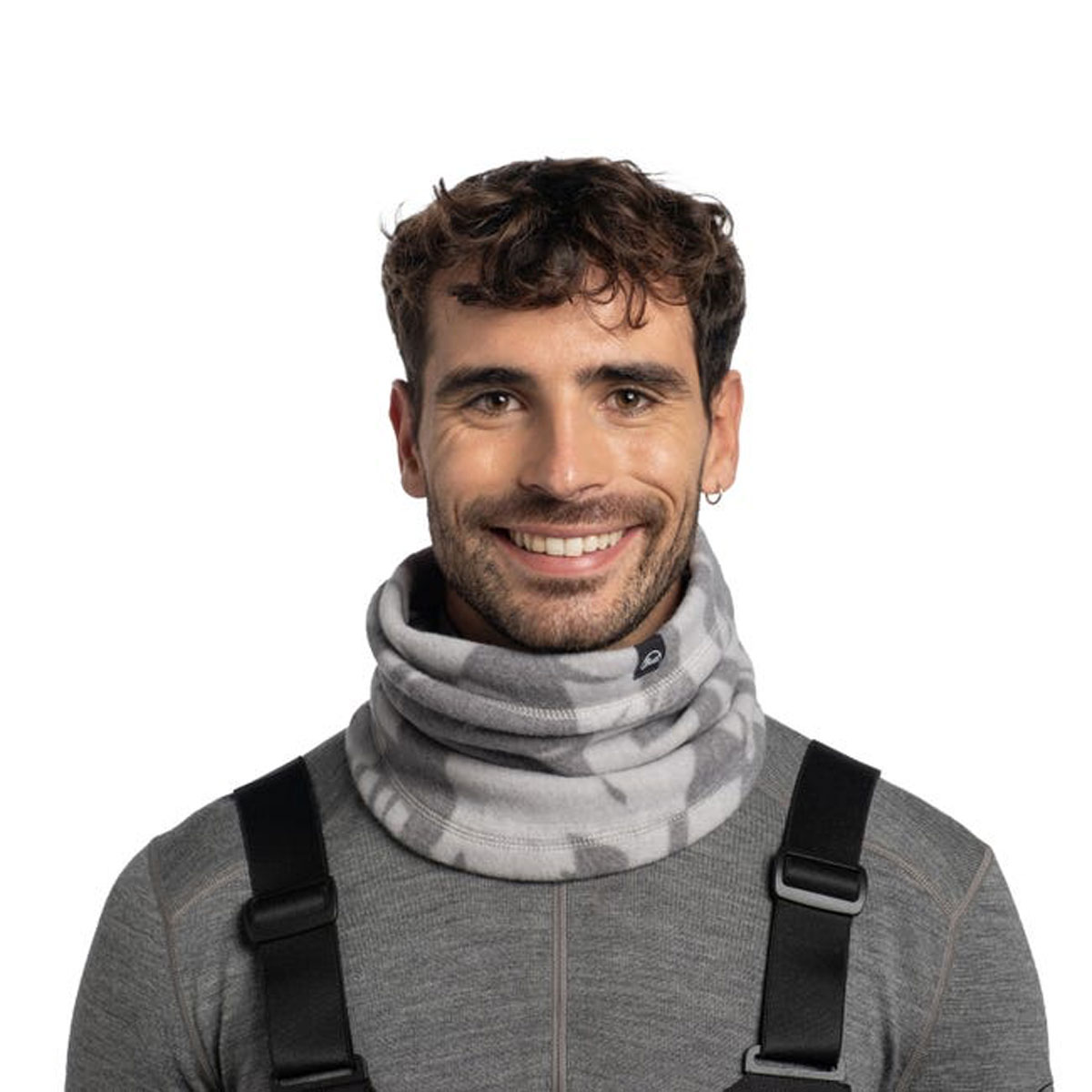 BUFF - POLAR PRINTS NECKWARMER BONDU GREY