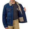 CARHARTT - RELAXED DENIM SHERPA LINED JACKET