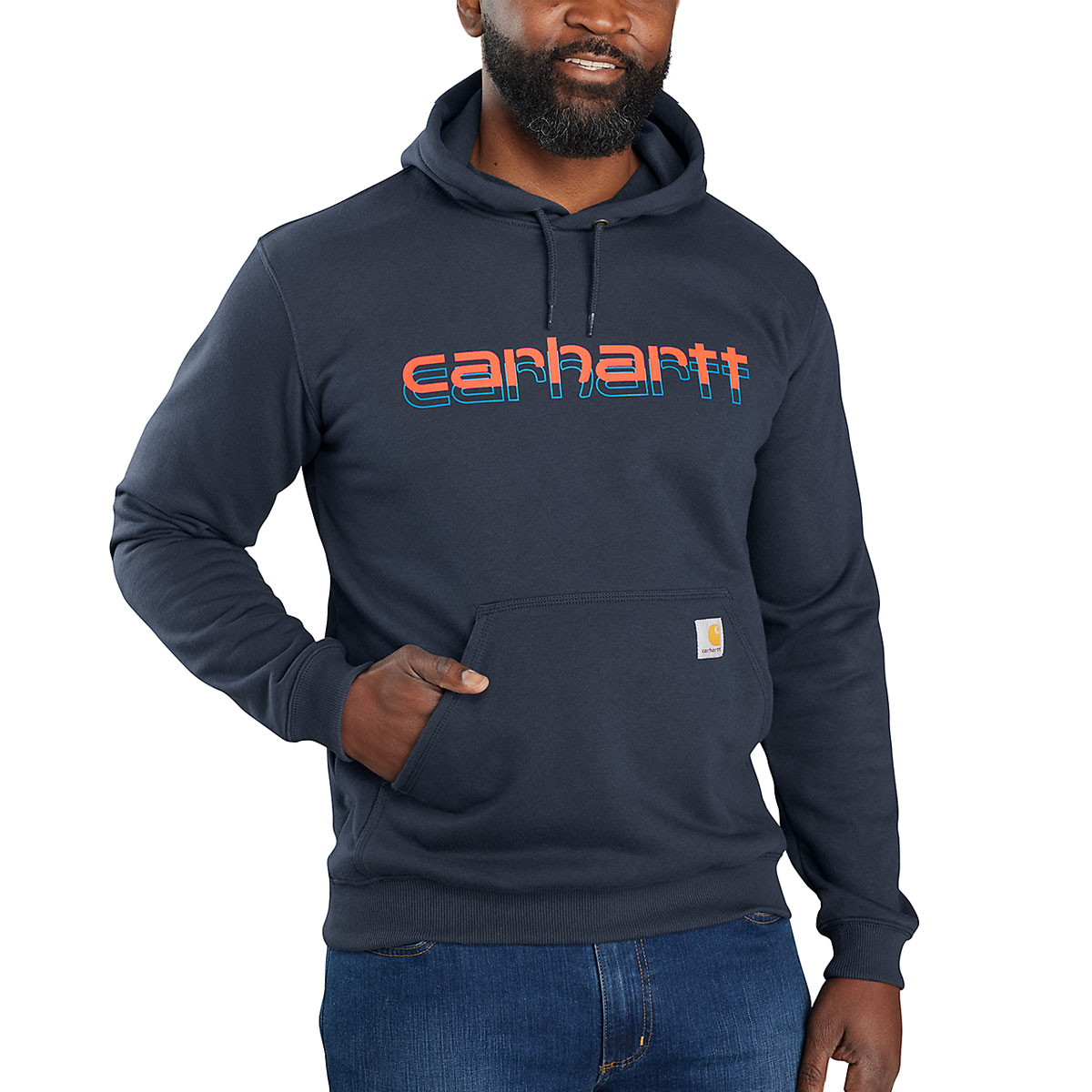 CARHARTT - RAIN DEFENDER LOGO GRAPHIC SWEATSHIRT