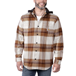 CARHARTT - FLEECE LINED HOODED FLANNEL