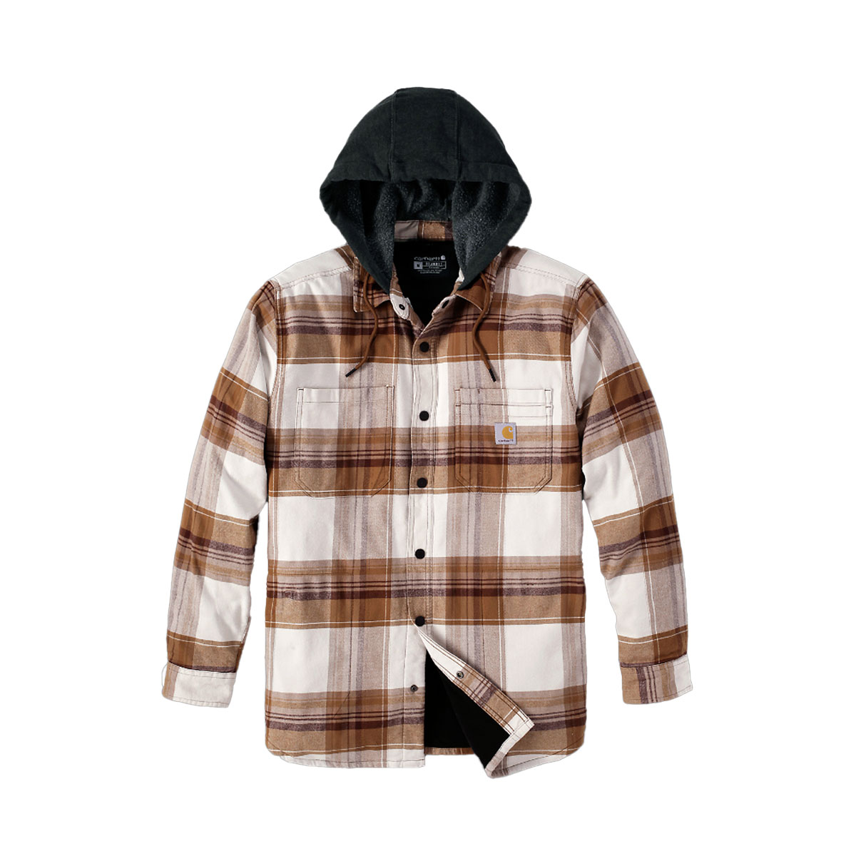 CARHARTT - FLEECE LINED HOODED FLANNEL