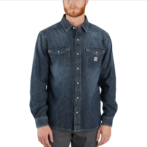 CARHARTT - DENIM SNAP FRONT SHIRT