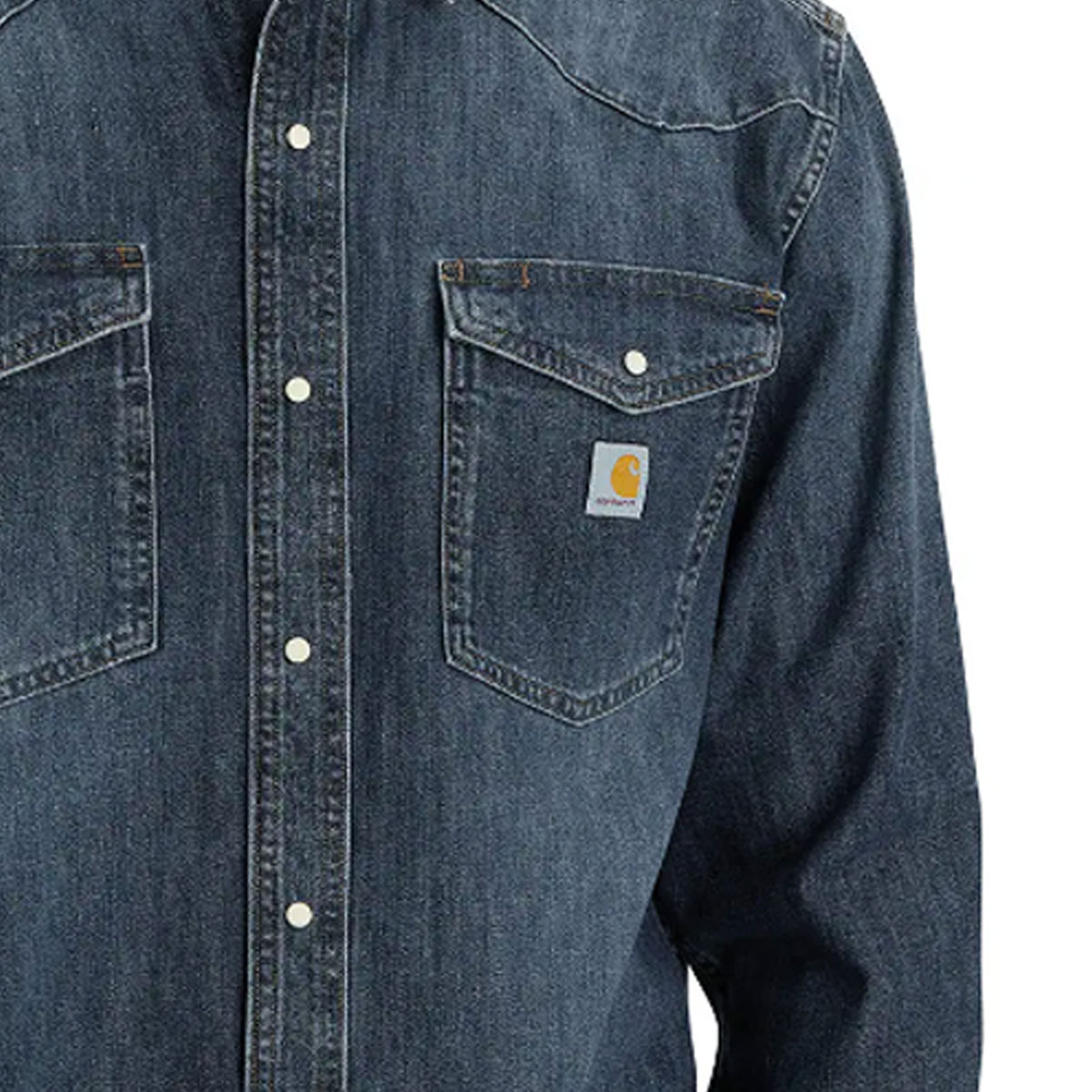 CARHARTT - DENIM SNAP FRONT SHIRT