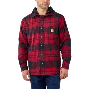 CARHARTT - FLANNEL FLEECE LINED HOODED SHIRT JAC