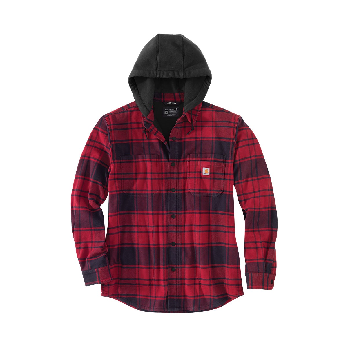 CARHARTT - FLANNEL FLEECE LINED HOODED SHIRT JAC