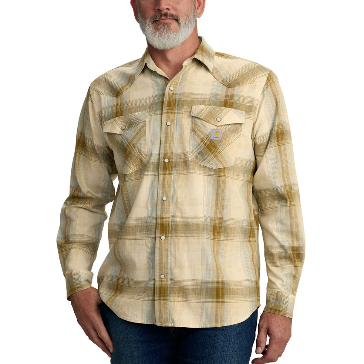 CARHARTT - SNAP-FRONT PLAID SHIRT