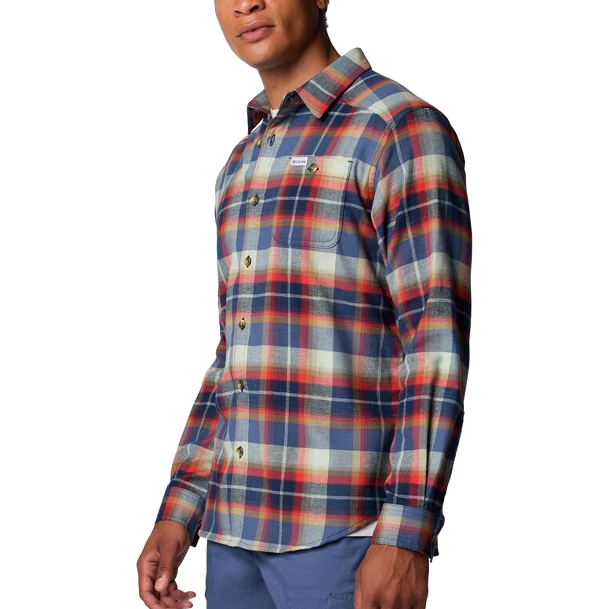 COLUMBIA - CORNELL WOODS FLANNEL LONG SLEEVE SHIRT