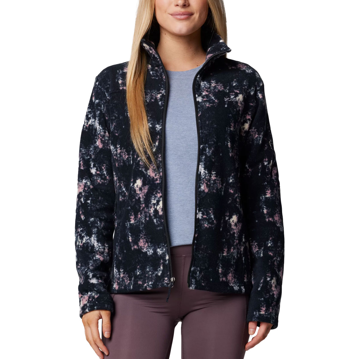 COLUMBIA - FAST TREK PRINTED FLEECE JACKET