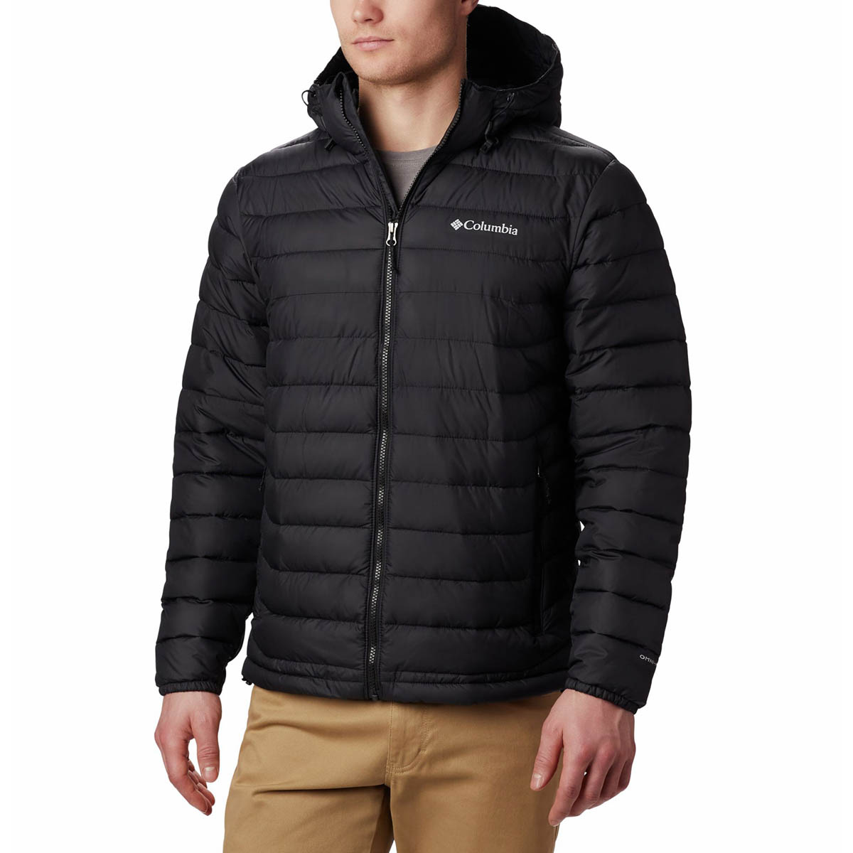 COLUMBIA - POWDER LITE HOODED JACKET (PLUS SIZE)