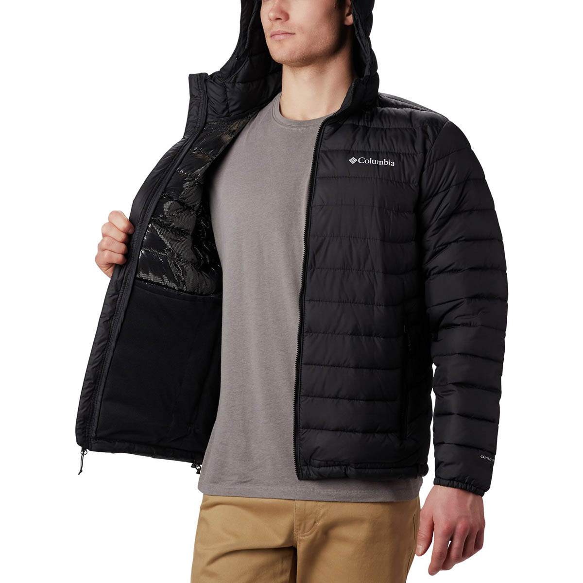 COLUMBIA - POWDER LITE HOODED JACKET (PLUS SIZE)