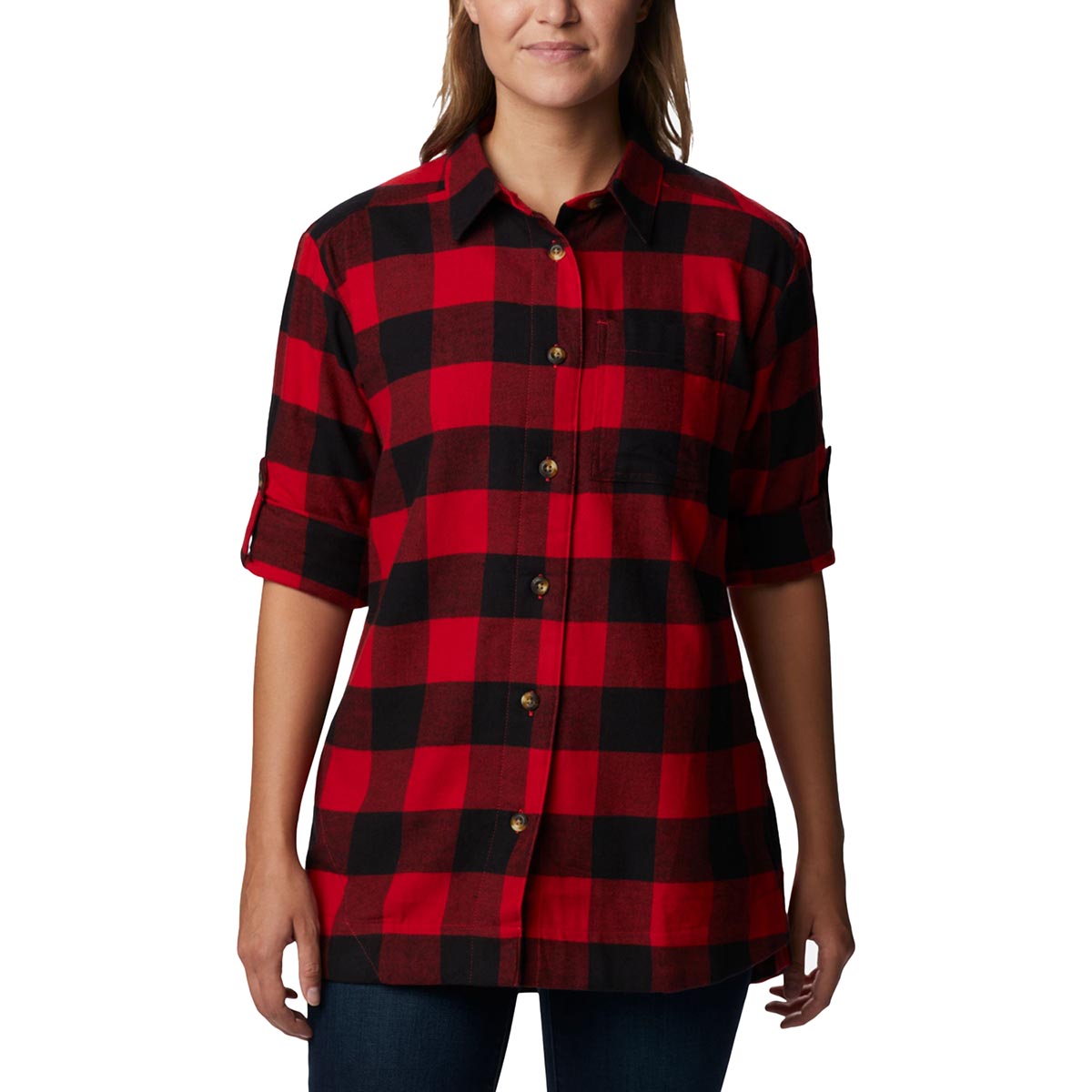 COLUMBIA - HOLLY HIDEAWAY FLANNEL SHIRT