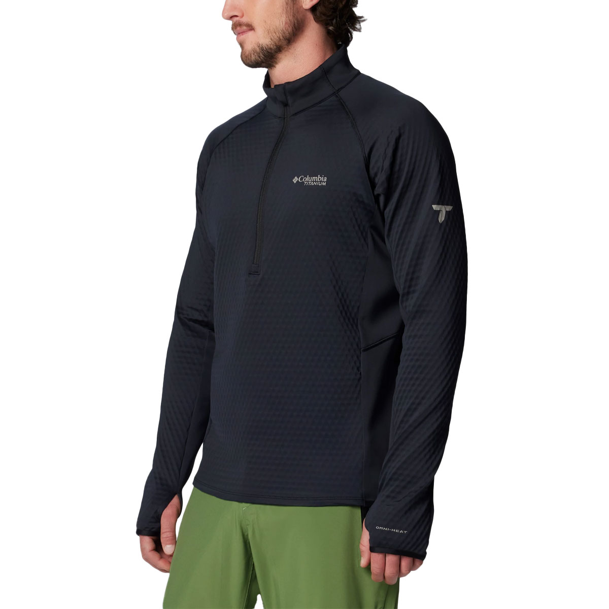 COLUMBIA - CRYSTAL LEAF OMNI HEAT HELIX HALF-ZIP