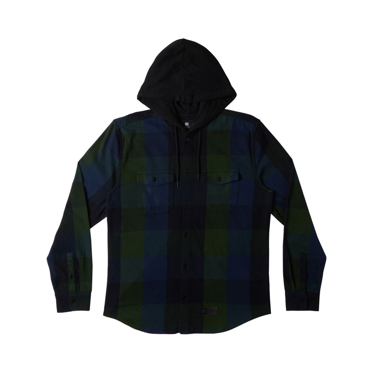 DC - RUCKUS HOODED LONG SLEEVE SHIRT