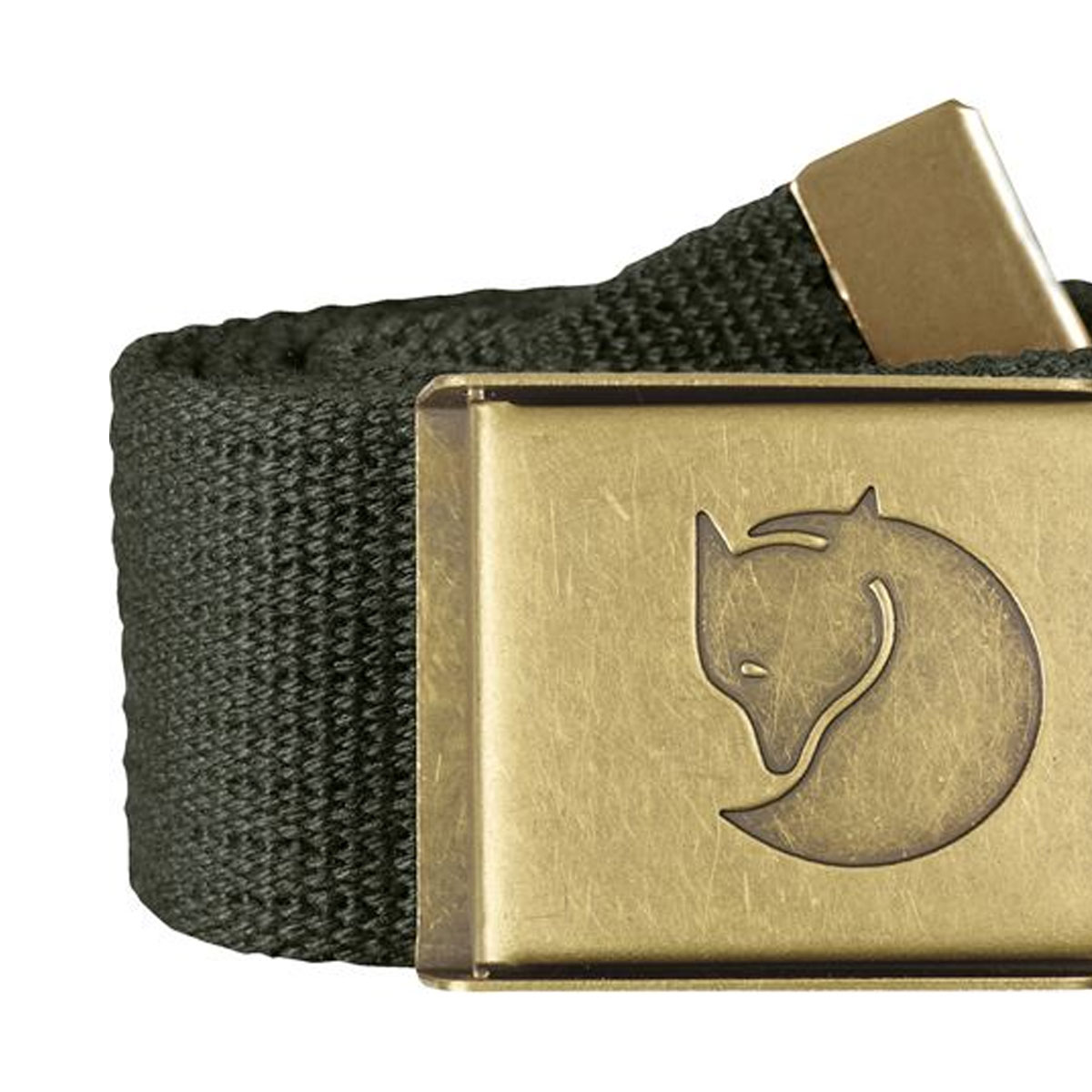 FJALL RAVEN - CANVAS BRASS BELT 4 CM