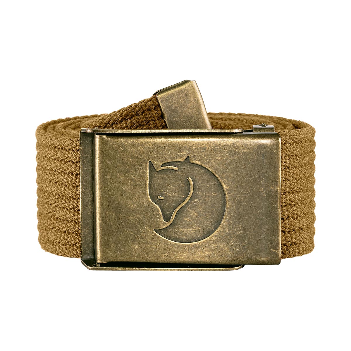 FJALL RAVEN - CANVAS BRASS BELT 4 CM