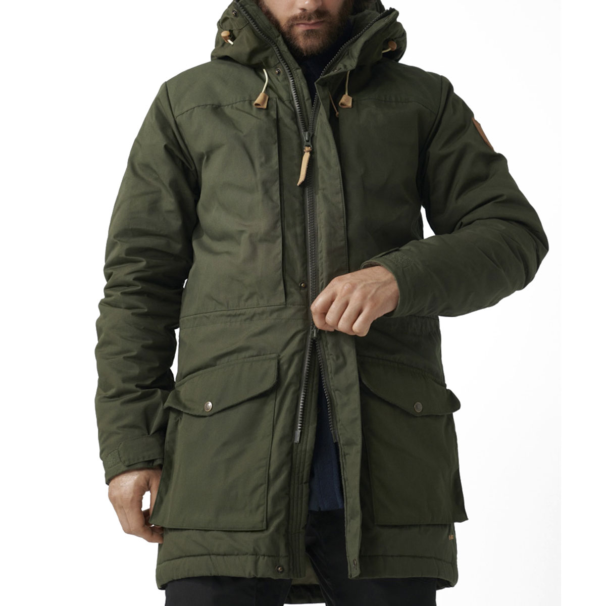 FJALL RAVEN - SINGI WOOL PADDED PARKA JACKET