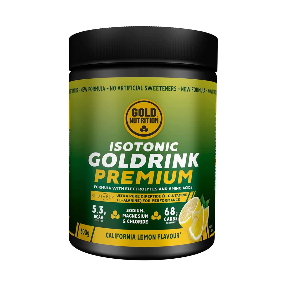 GOLD NUTRITION - ISOTONIC GOLDRINK PREMIUM CALIFORNIA LEMON 600G