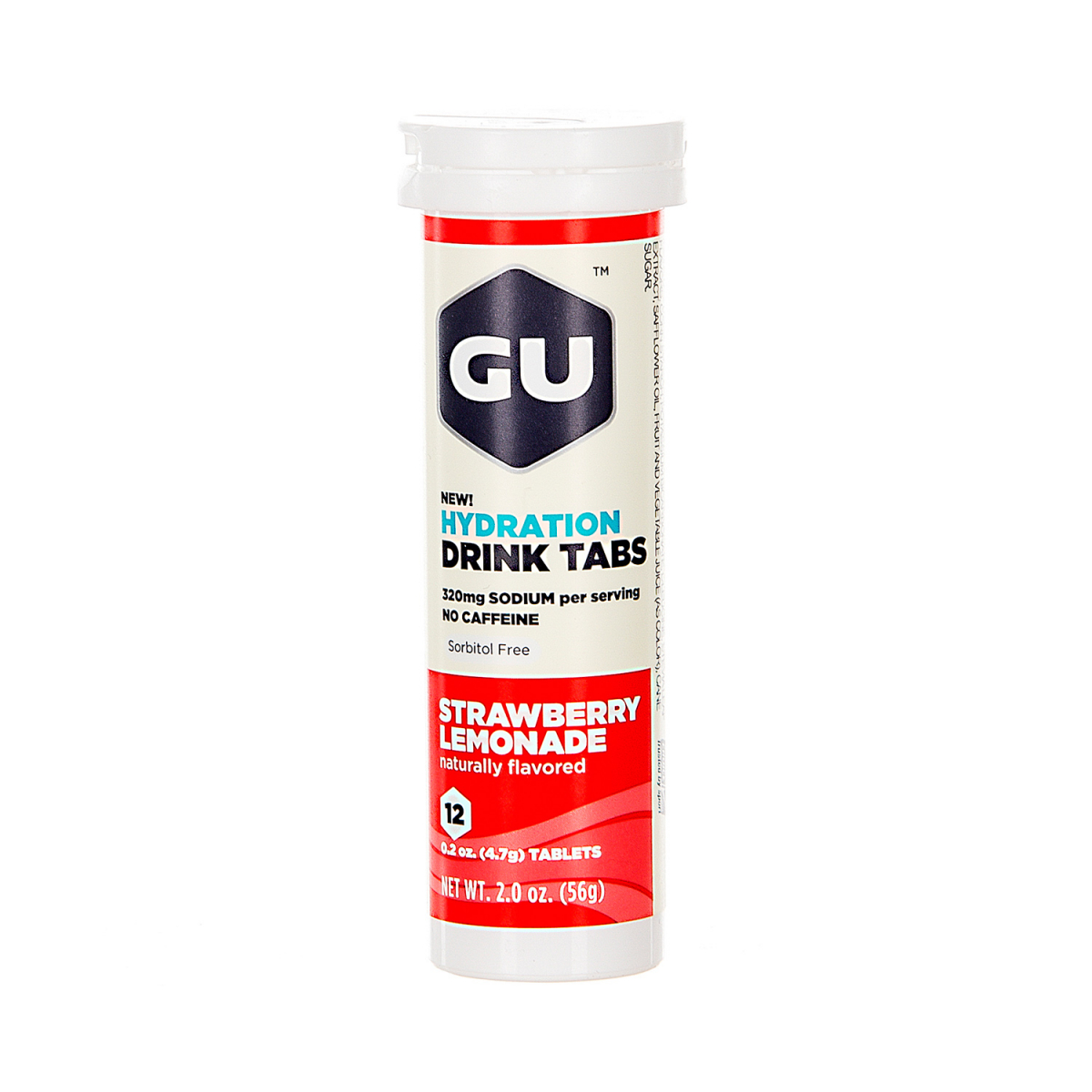 GU - HYDRATION DRINK TABS - STRAWBERRY LEMONADE (NO CAFFEINE)