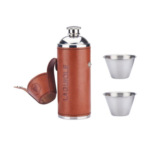 LAGUIOLE - FLASK WITH 2 CUPS