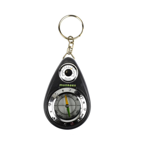 MUNKEES - KEYCHAIN COMPASS WITH THERMOMETER