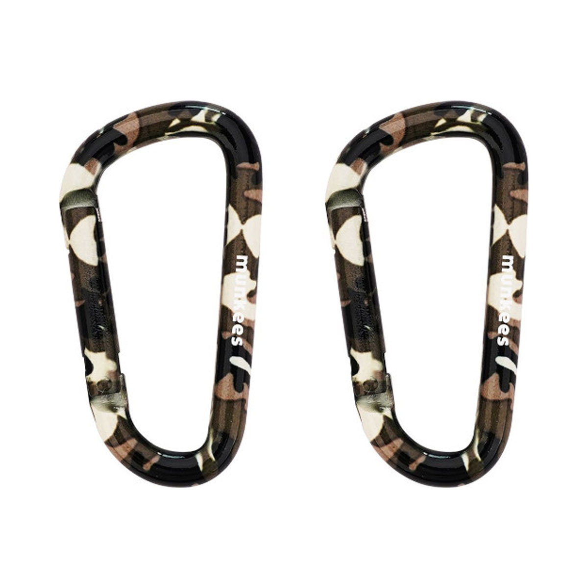 MUNKEES - CARABINER DESERT CAMO 6 CM