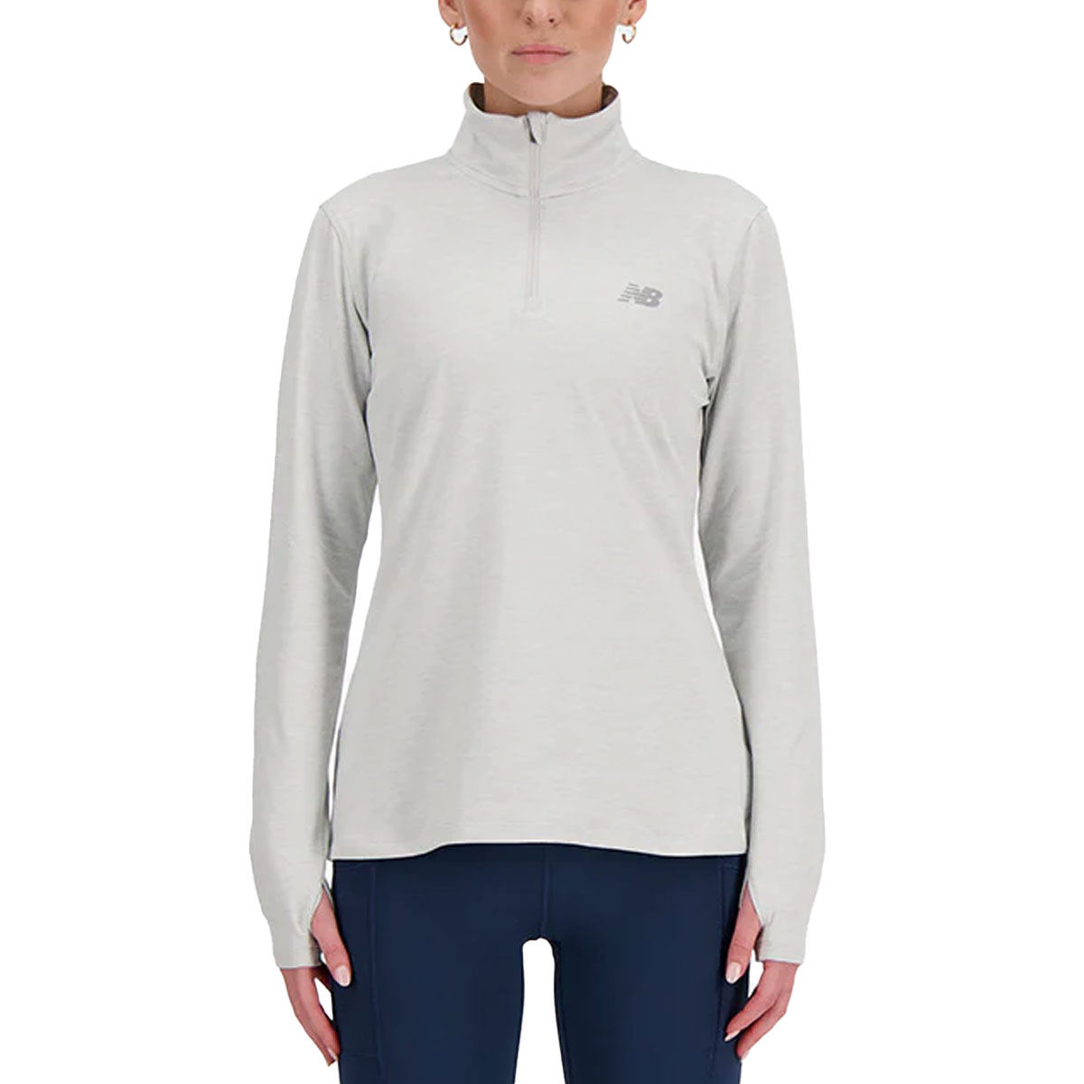 NEW BALANCE - SPORT ESSENTIALS SPACE DYE QUARTER ZIP