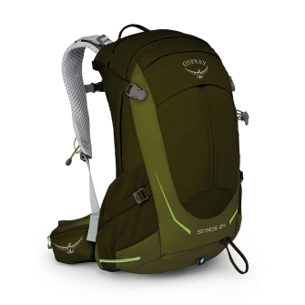 Osprey stratos on sale 24 gator green