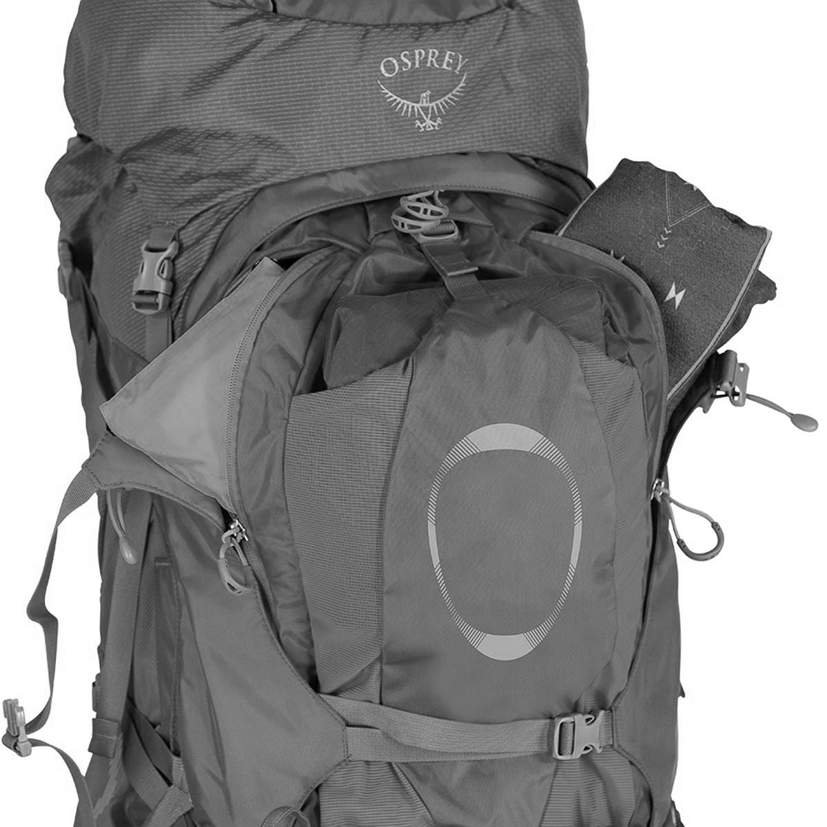 OSPREY - AETHER BLACK 65 L