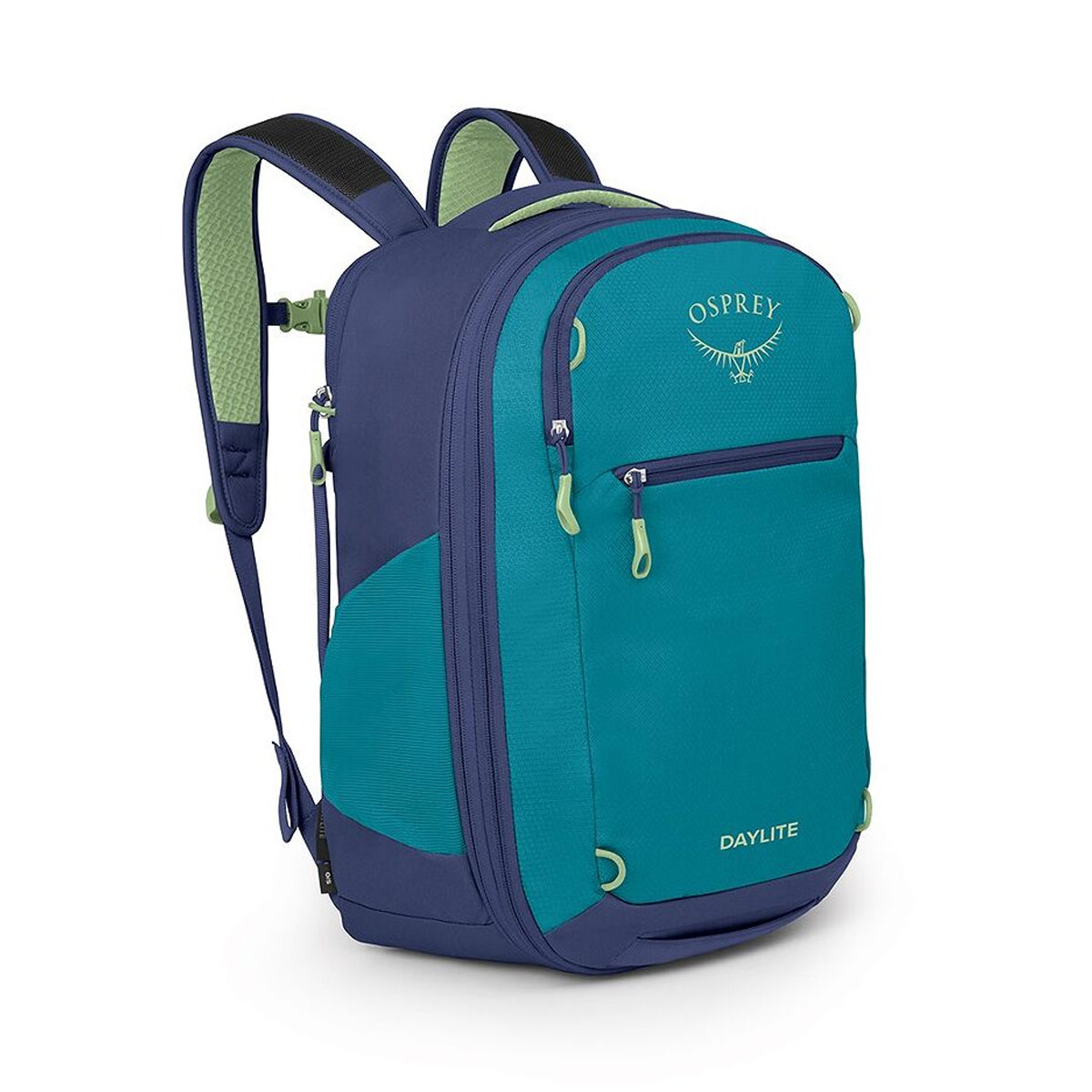 OSPREY - DAYLITE EXPENDIBLE TRAVEL PACK BLUE SPIKEMOSS/ALKALINE 26 + 6 L