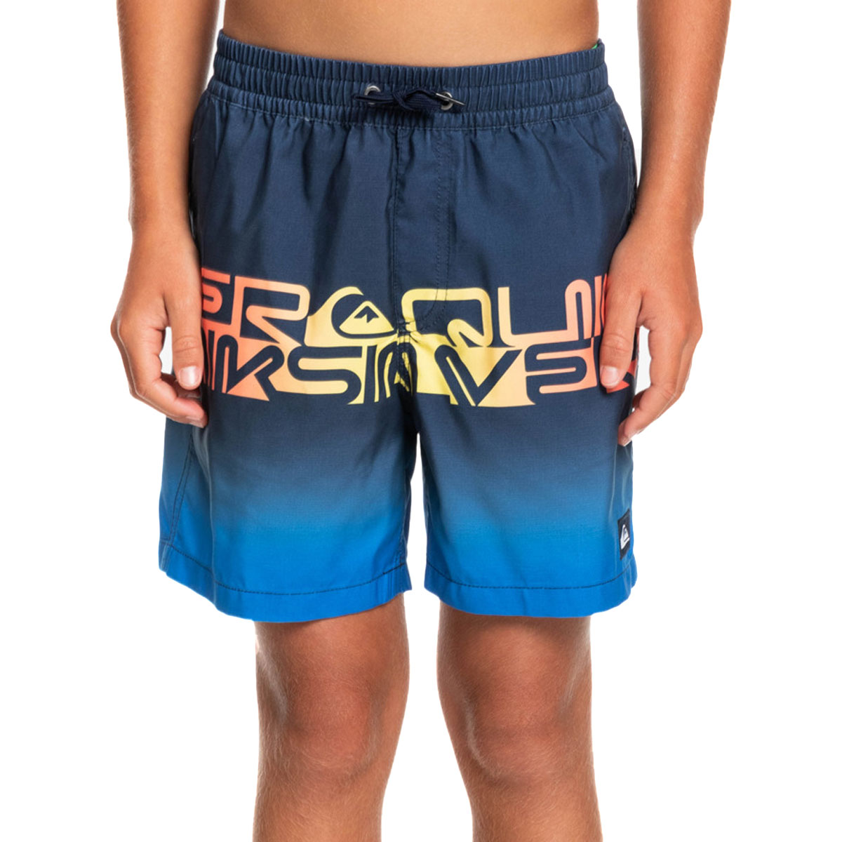 QUIKSILVER - WORDBLOCK SWIMSHORTS 12'' (2-7 YEARS)