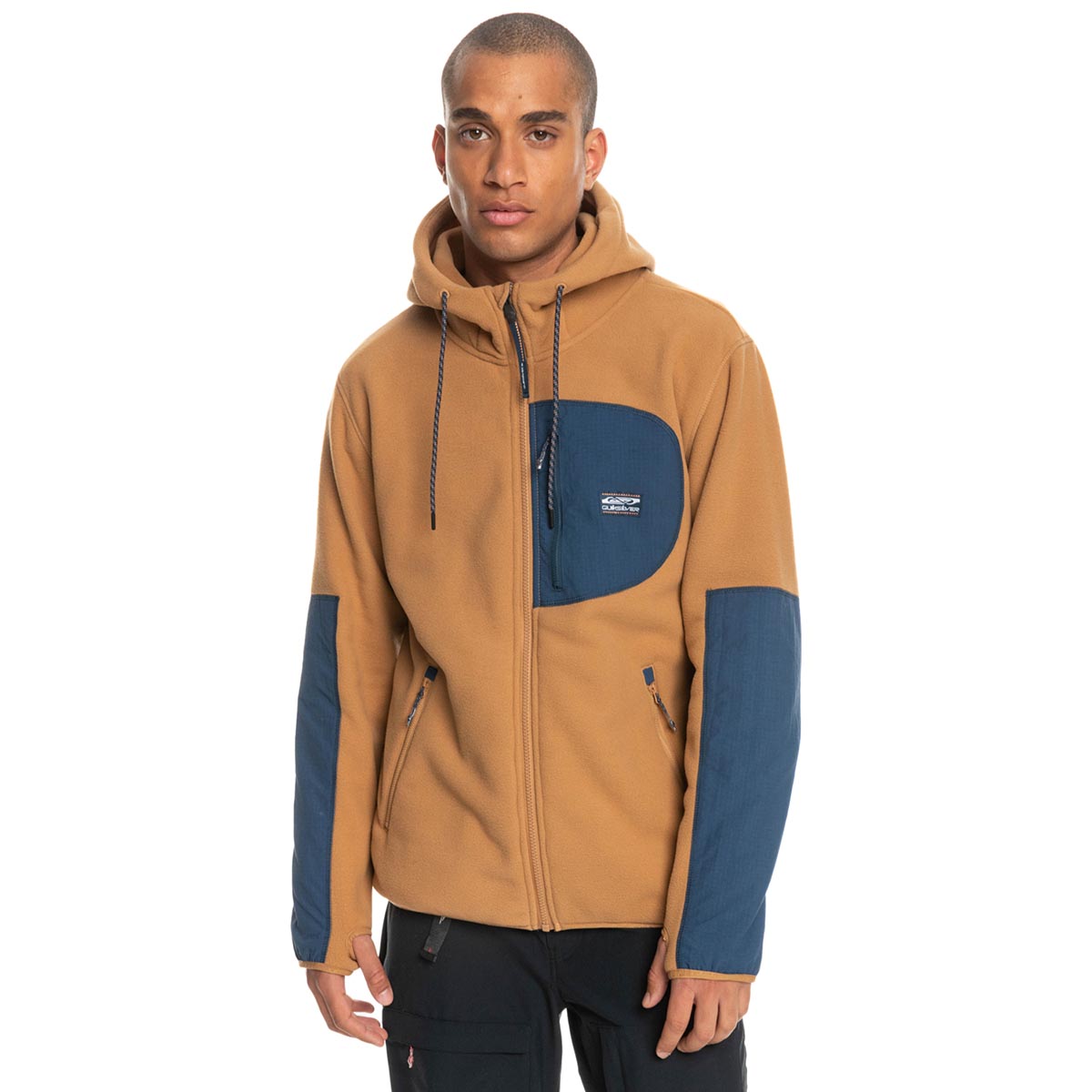 QUIKSILVER - DOWN TIME ZIP UP HOODIE