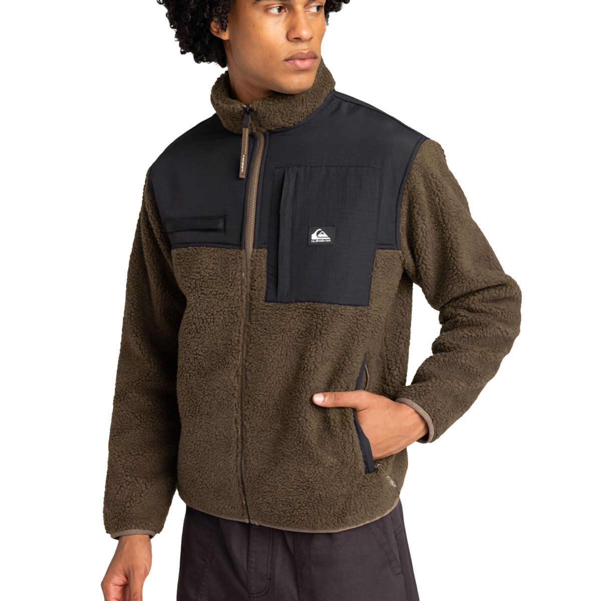 QUIKSILVER - SHALLOW WATER FULL-ZIP FLEECE