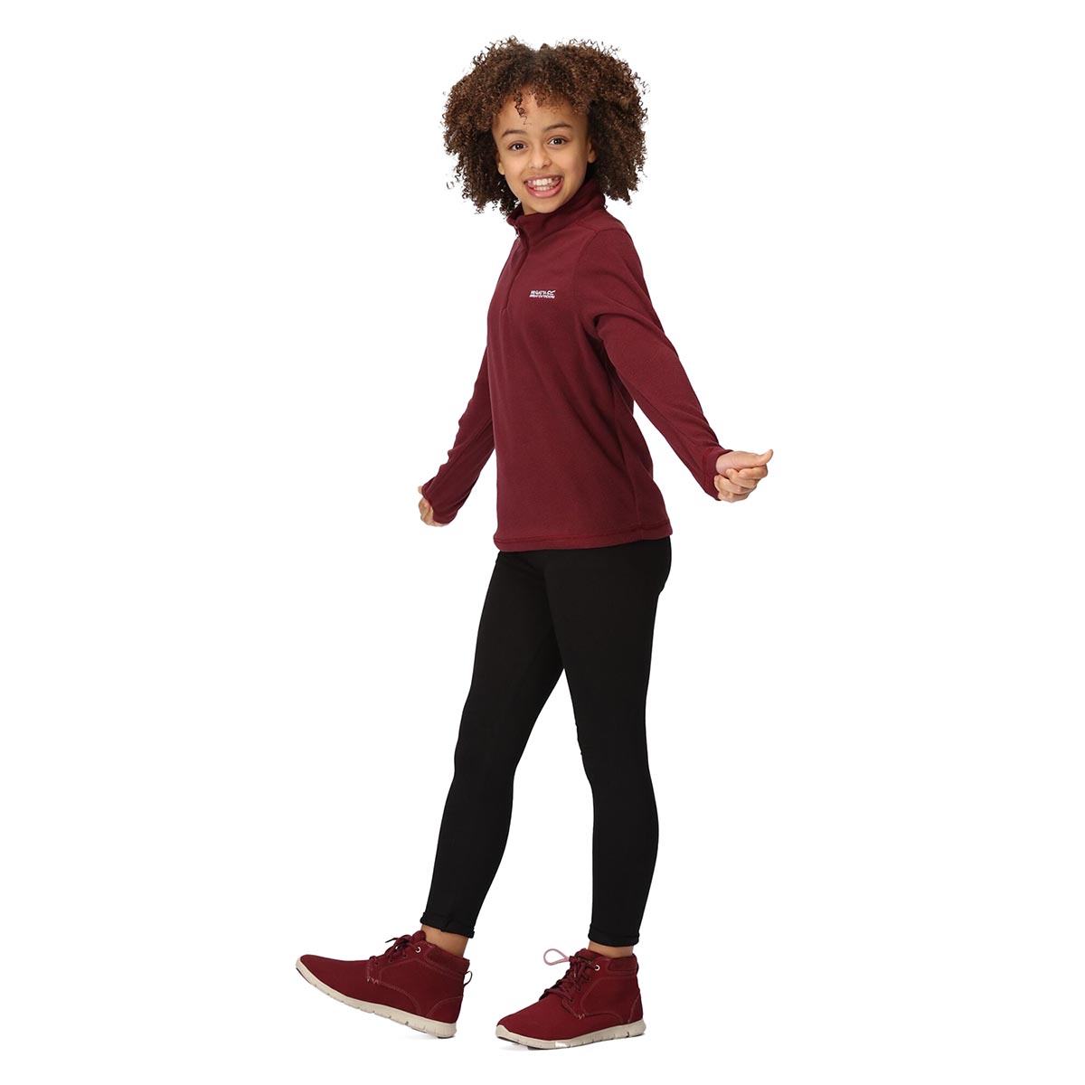 REGATTA - KIDS HOT SHOT II HALF ZIP FLEECE