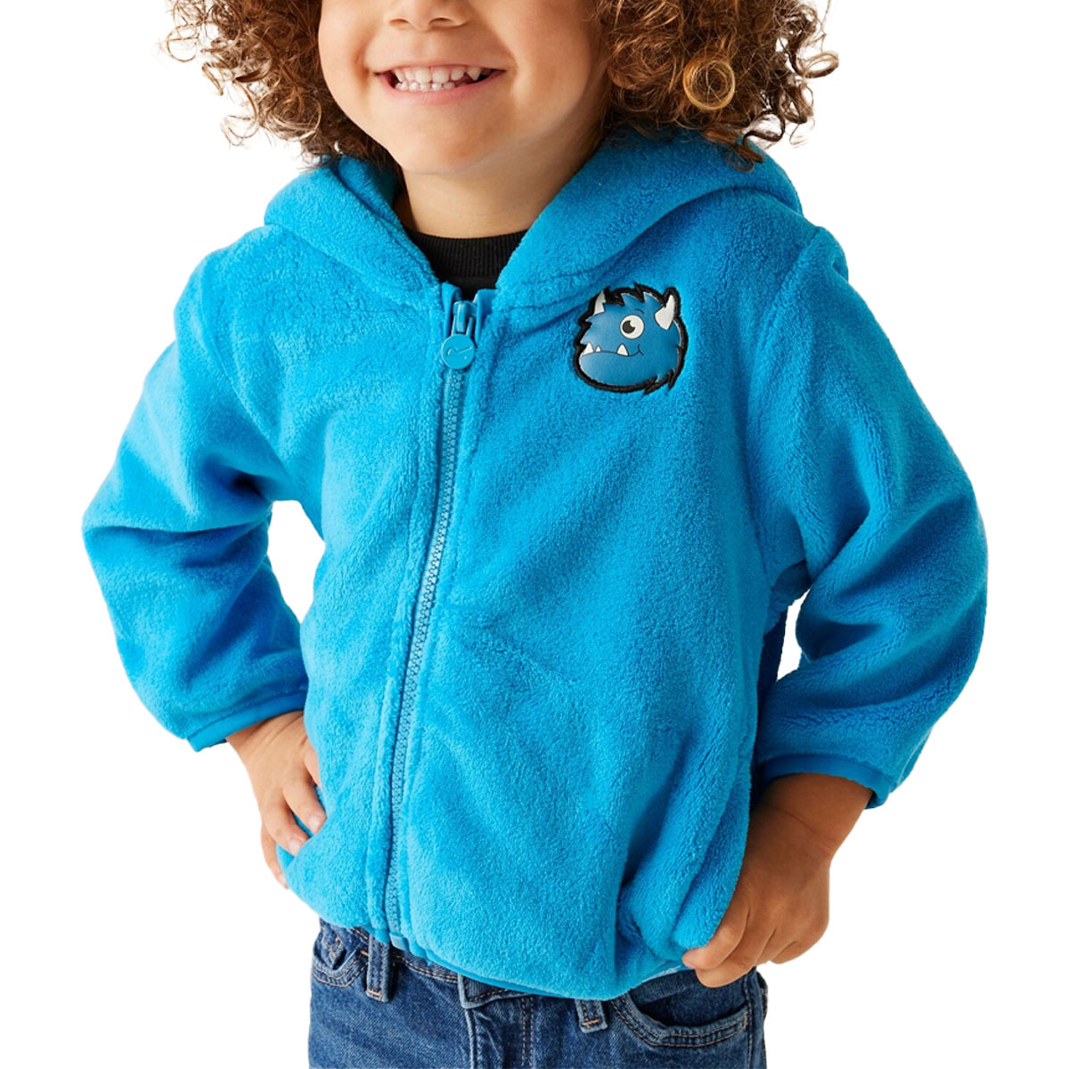 REGATTA - ANIMAL FULL ZIP FLEECE SPIKE THE MONSTER