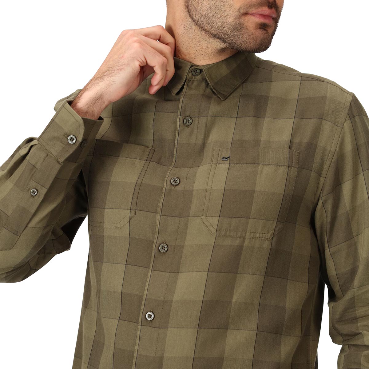 REGATTA - LANCE LONG SLEEVED CHECKED SHIRT