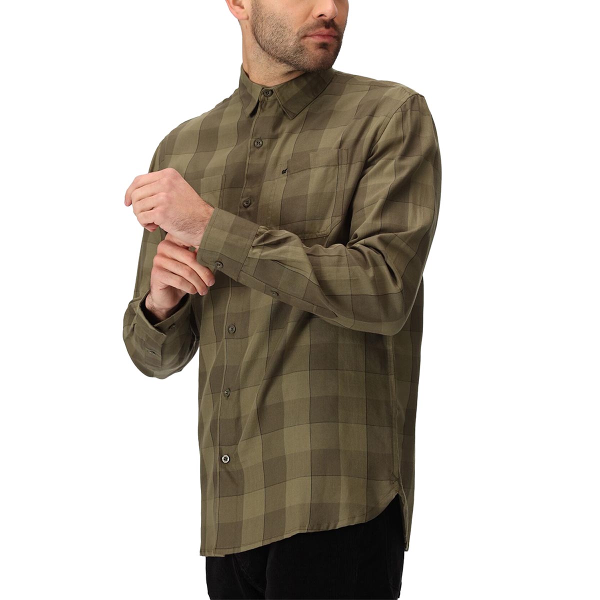 REGATTA - LANCE LONG SLEEVED CHECKED SHIRT